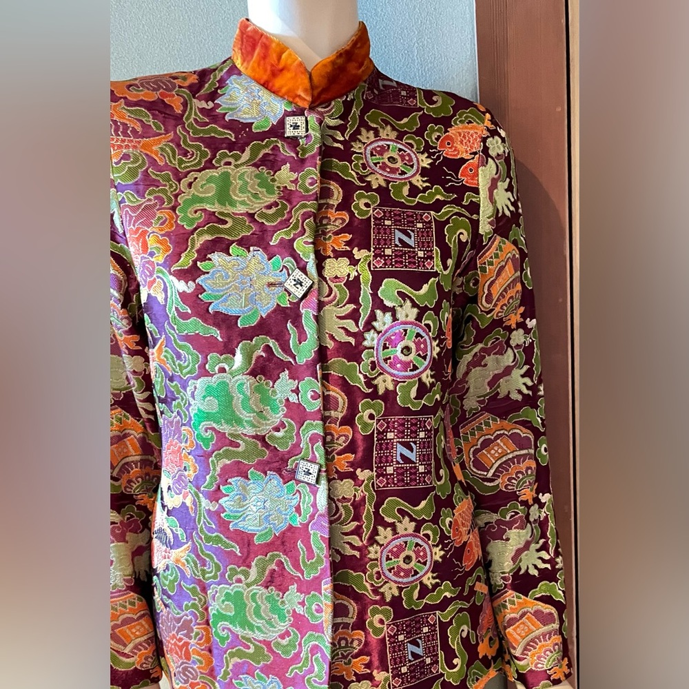 Couture vintage jacket made by ZUZKA for FABRICOLOGY, Inc. - Picture 9 of 11